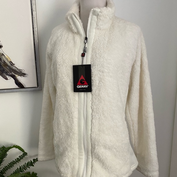 Gerry Ivory Fleece Sherpa Zip Jacket 